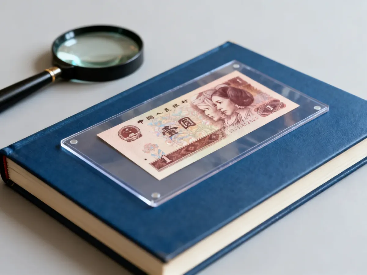 Banknot w stanie UNC zabezpieczony w koszulce kolekcjonerskiej